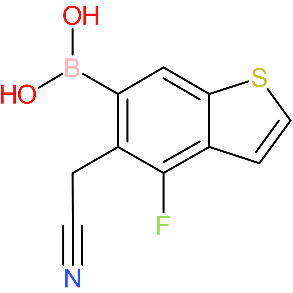 6-borono-4-fluorobenzothiophene-5-acetonitrile