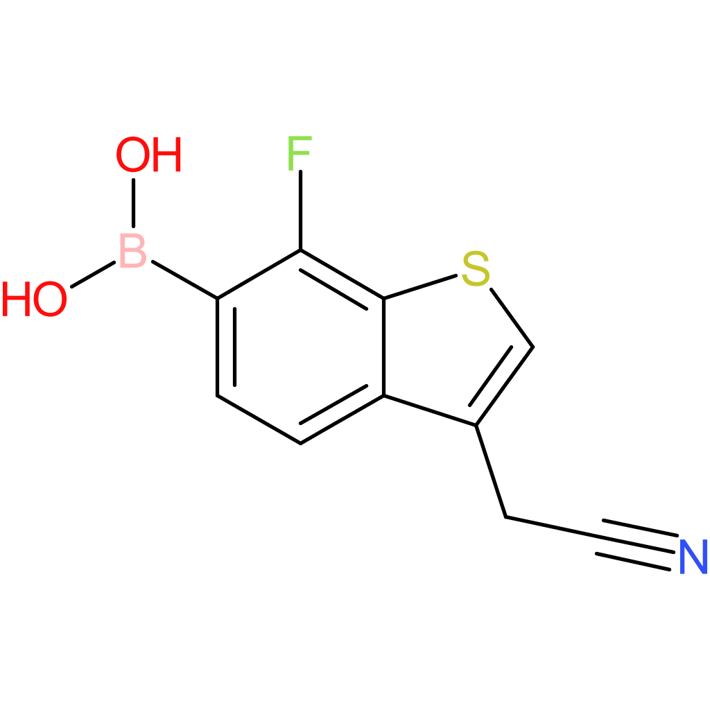 6-borono-7-fluorobenzothiophene-3-acetonitrile