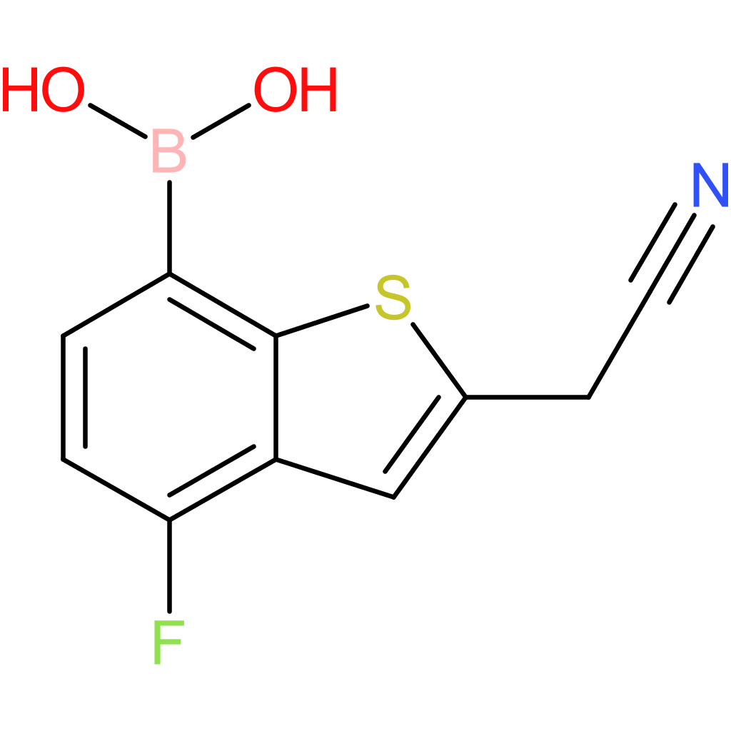 7-borono-4-fluorobenzothiophene-2-acetonitrile