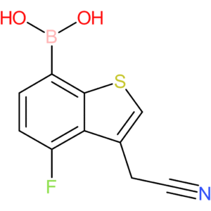 7-borono-4-fluorobenzothiophene-3-acetonitrile