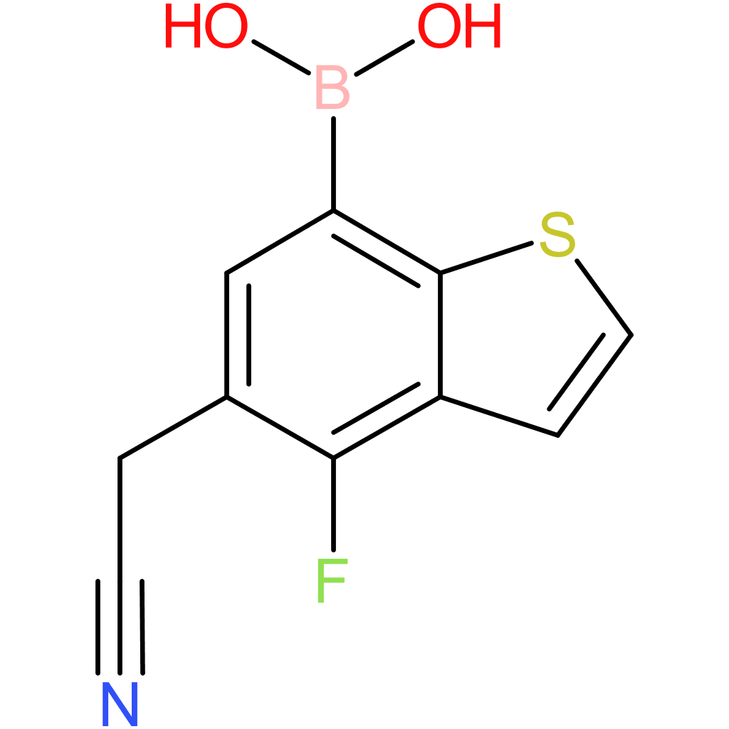 7-borono-4-fluorobenzothiophene-5-acetonitrile