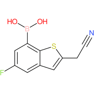 7-borono-5-fluorobenzothiophene-2-acetonitrile
