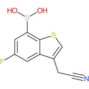 7-borono-5-fluorobenzothiophene-3-acetonitrile