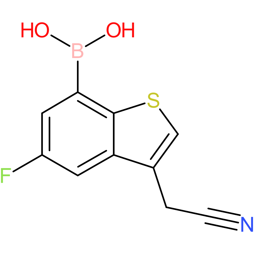 7-borono-5-fluorobenzothiophene-3-acetonitrile