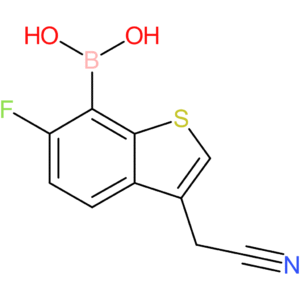 7-borono-6-fluorobenzothiophene-3-acetonitrile