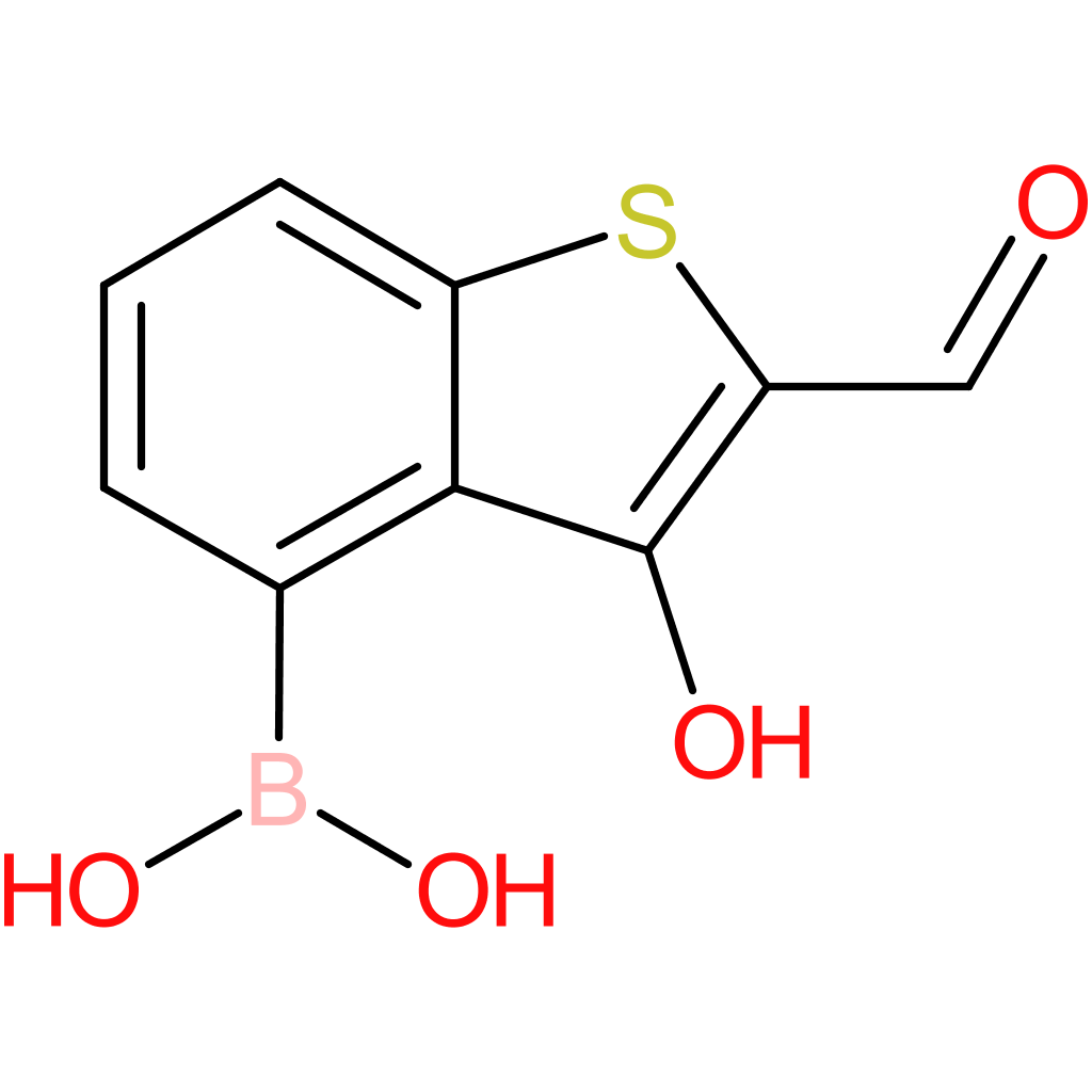 2-formyl-3-hydroxybenzothiophene-4-boronic acid