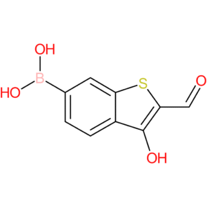 2-formyl-3-hydroxybenzothiophene-6-boronic acid