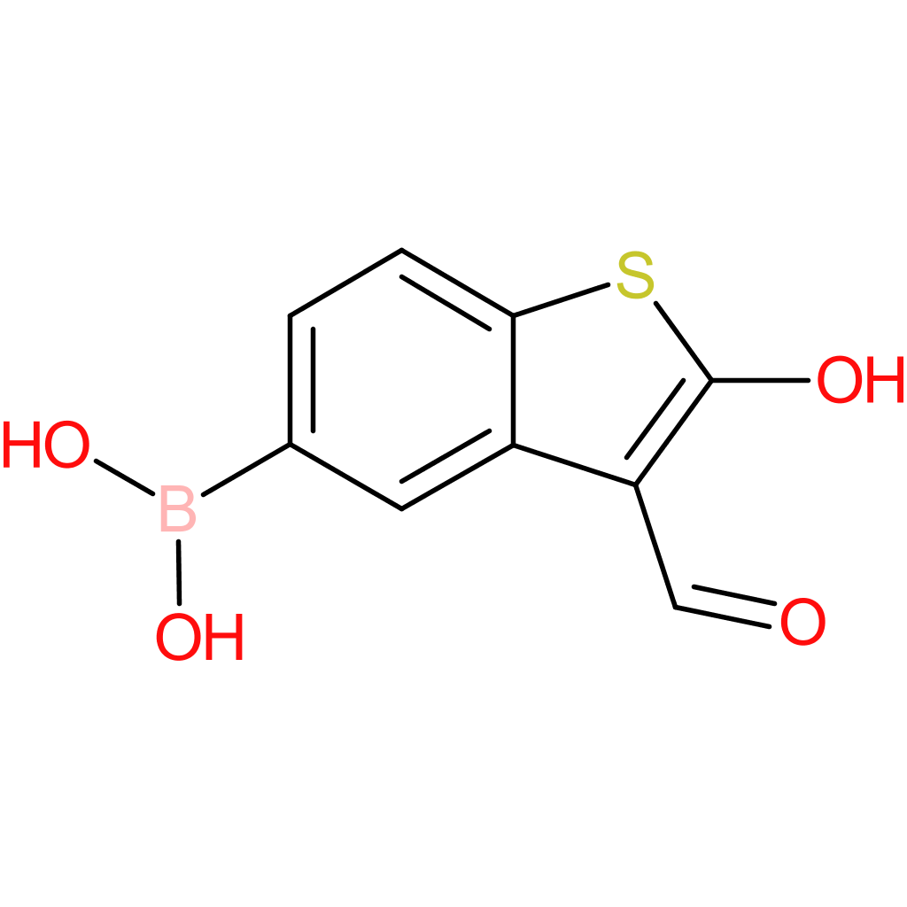 3-formyl-2-hydroxybenzothiophene-5-boronic acid