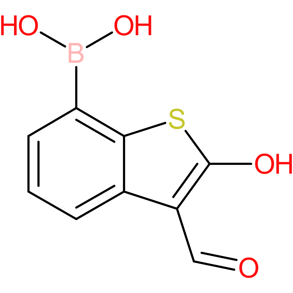 3-formyl-2-hydroxybenzothiophene-7-boronic acid