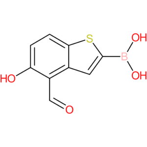 4-formyl-5-hydroxybenzothiophene-2-boronic acid