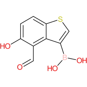 4-formyl-5-hydroxybenzothiophene-3-boronic acid