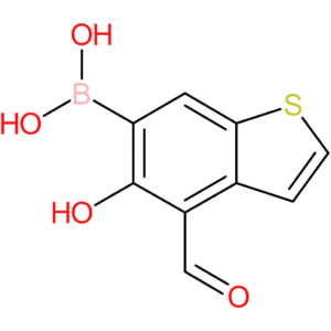 4-formyl-5-hydroxybenzothiophene-6-boronic acid