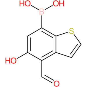 4-formyl-5-hydroxybenzothiophene-7-boronic acid