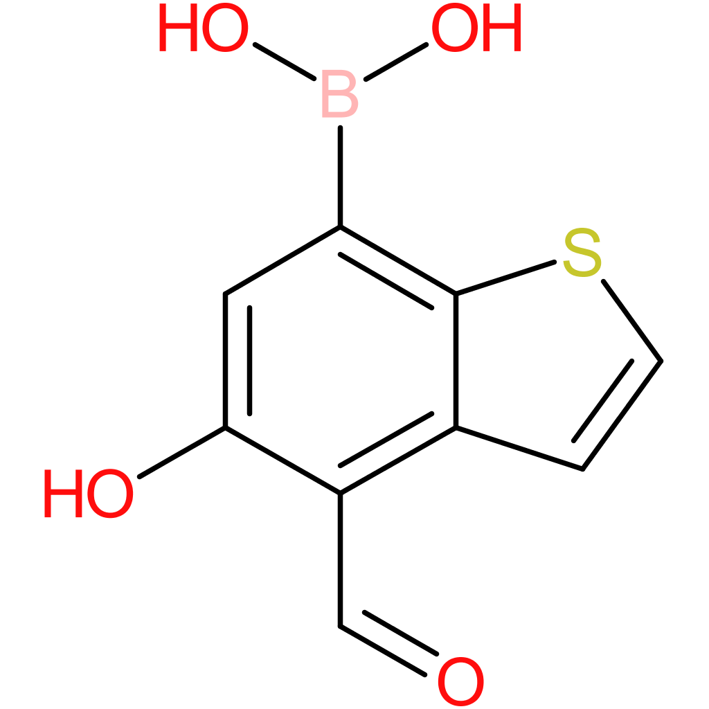 4-formyl-5-hydroxybenzothiophene-7-boronic acid