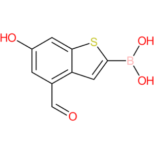 4-formyl-6-hydroxybenzothiophene-2-boronic acid