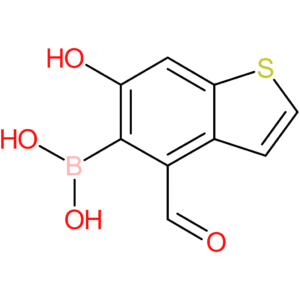4-formyl-6-hydroxybenzothiophene-5-boronic acid