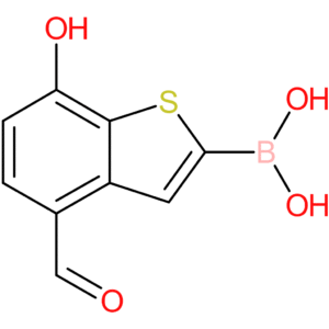 4-formyl-7-hydroxybenzothiophene-2-boronic acid
