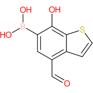 4-formyl-7-hydroxybenzothiophene-6-boronic acid