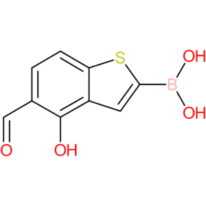 5-formyl-4-hydroxybenzothiophene-2-boronic acid