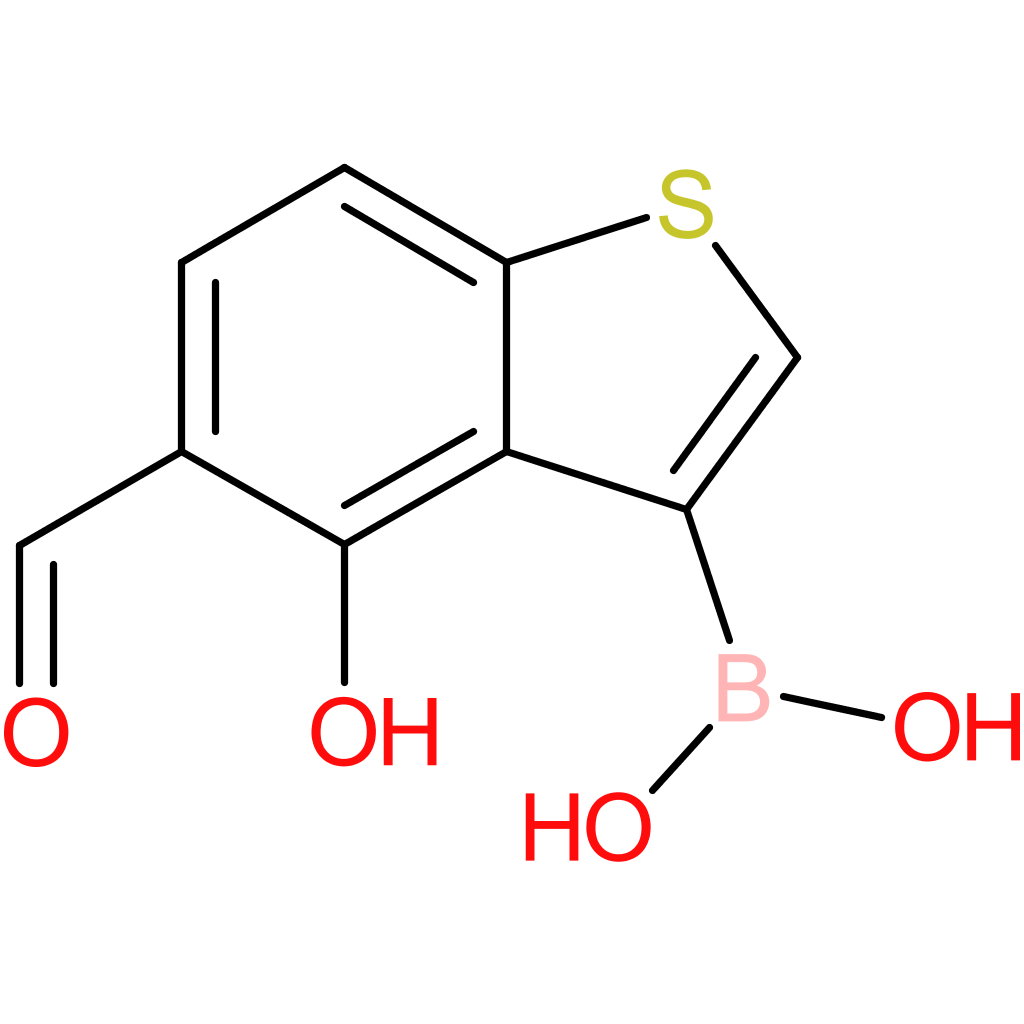 5-formyl-4-hydroxybenzothiophene-3-boronic acid