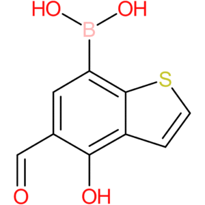 5-formyl-4-hydroxybenzothiophene-7-boronic acid