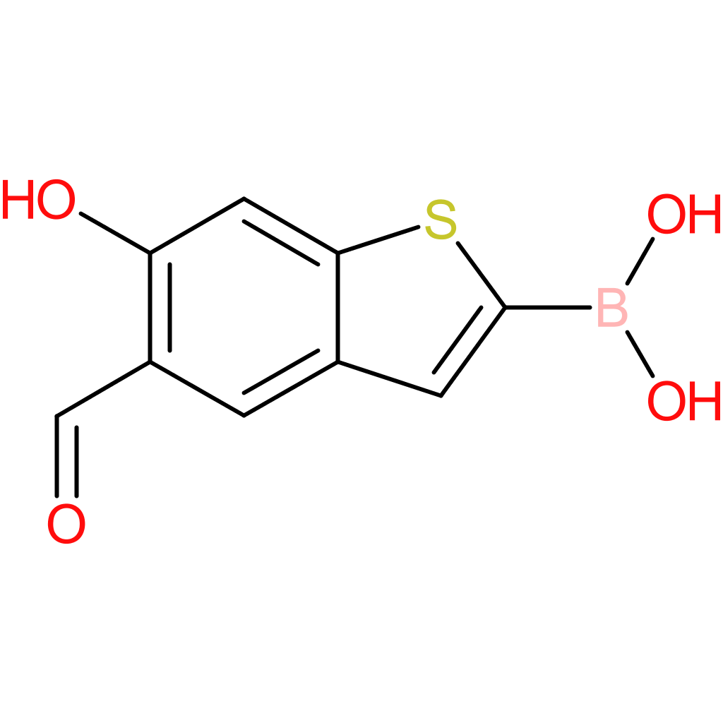 5-formyl-6-hydroxybenzothiophene-2-boronic acid