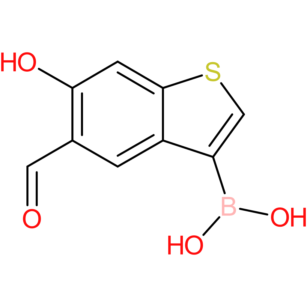 5-formyl-6-hydroxybenzothiophene-3-boronic acid