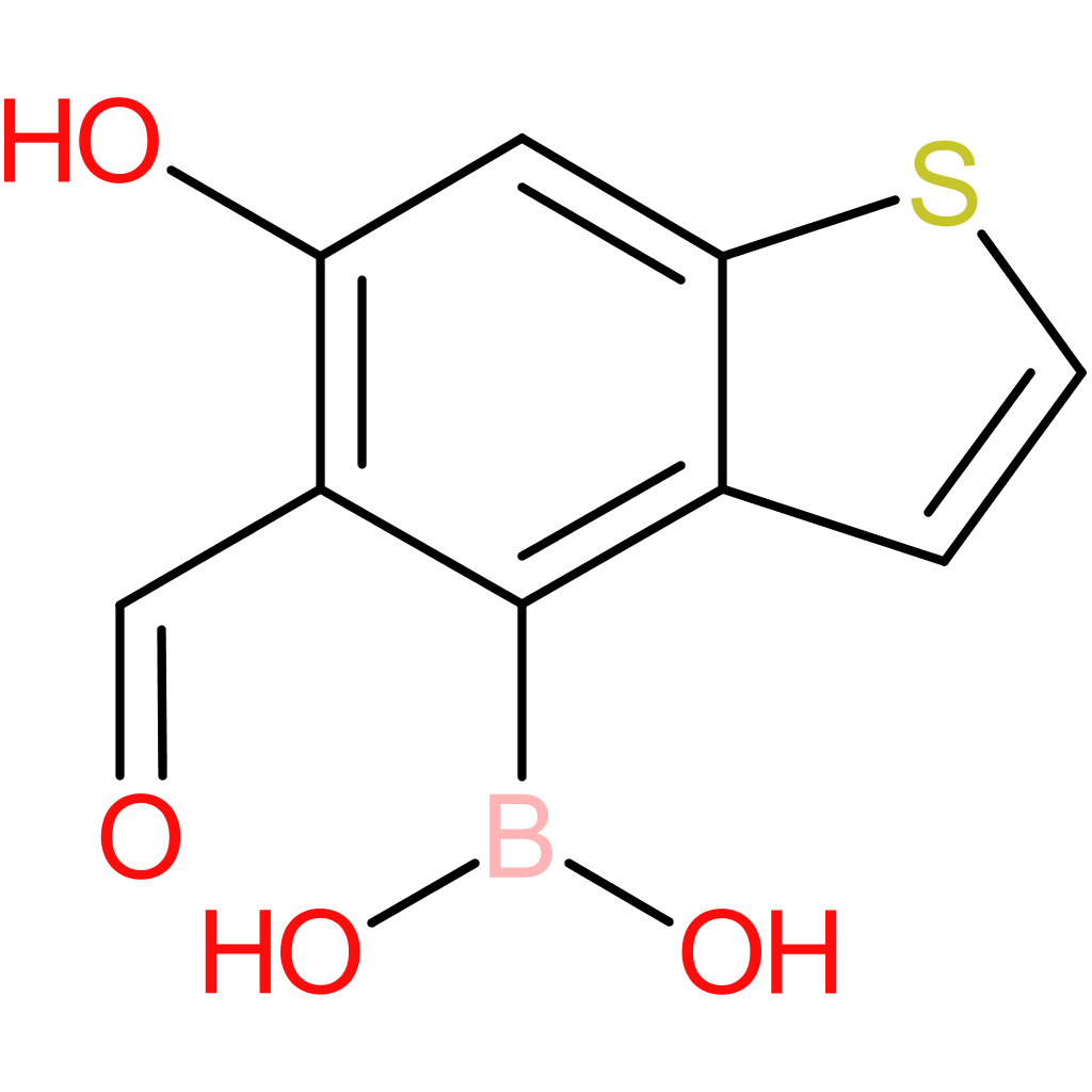 5-formyl-6-hydroxybenzothiophene-4-boronic acid