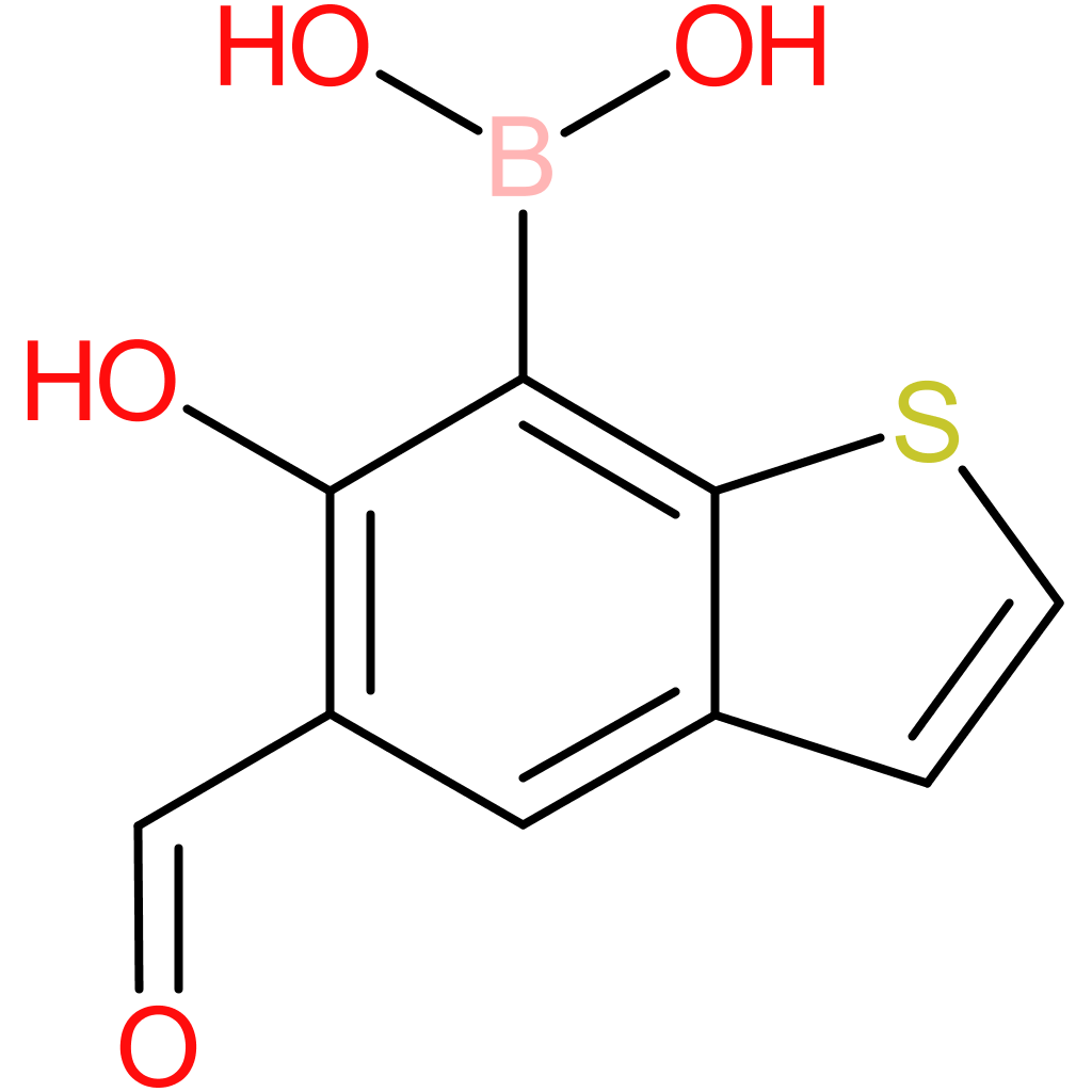 5-formyl-6-hydroxybenzothiophene-7-boronic acid