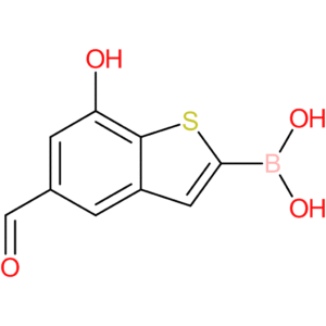 5-formyl-7-hydroxybenzothiophene-2-boronic acid