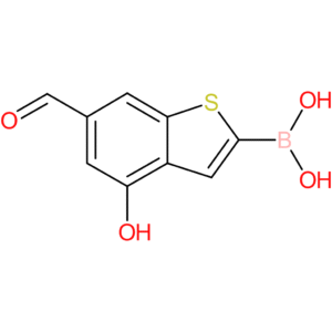 6-formyl-4-hydroxybenzothiophene-2-boronic acid