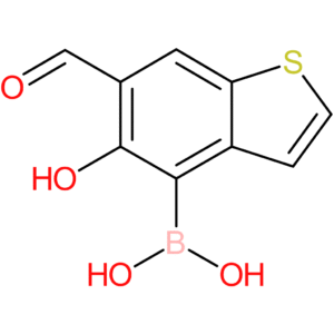 6-formyl-5-hydroxybenzothiophene-4-boronic acid