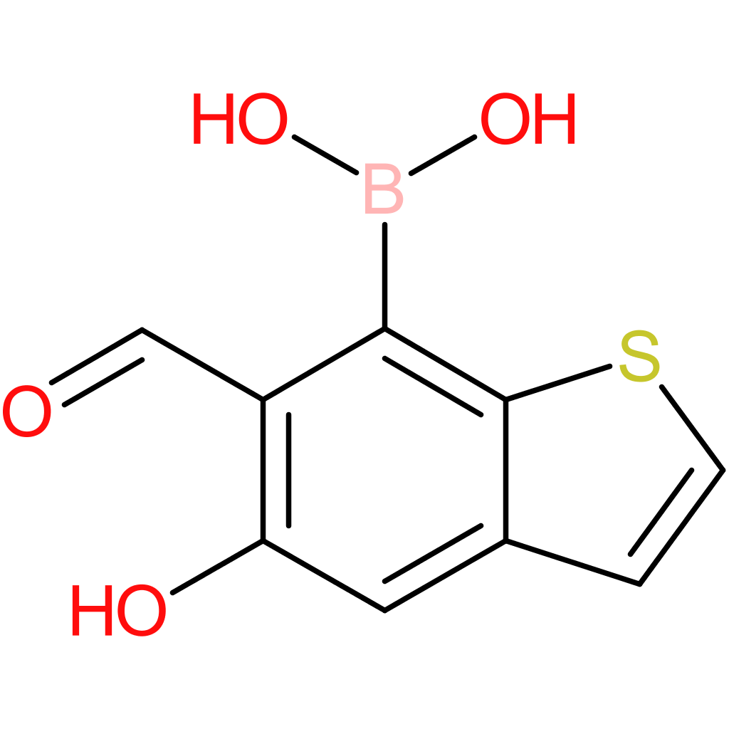 6-formyl-5-hydroxybenzothiophene-7-boronic acid