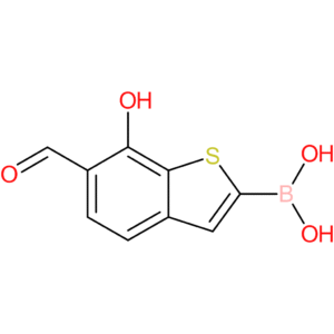 6-formyl-7-hydroxybenzothiophene-2-boronic acid