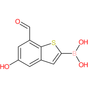 7-formyl-5-hydroxybenzothiophene-2-boronic acid