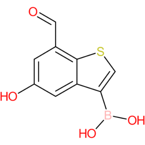 7-formyl-5-hydroxybenzothiophene-3-boronic acid