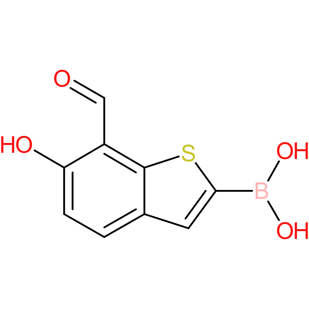 7-formyl-6-hydroxybenzothiophene-2-boronic acid