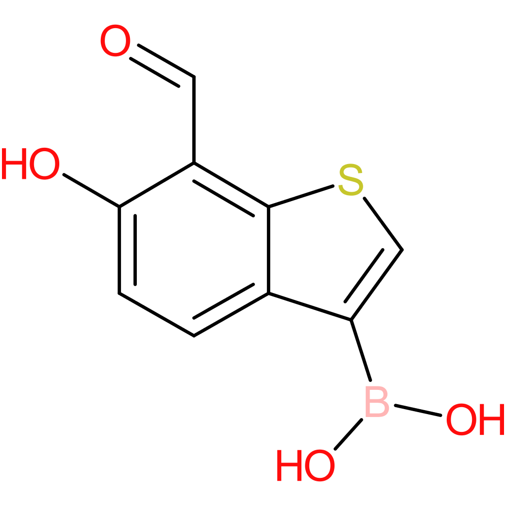 7-formyl-6-hydroxybenzothiophene-3-boronic acid