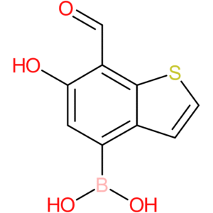 7-formyl-6-hydroxybenzothiophene-4-boronic acid