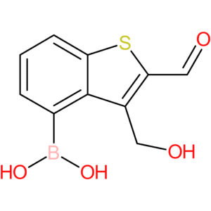 2-formyl-3-(hydroxymethyl)benzothiophene-4-boronic acid