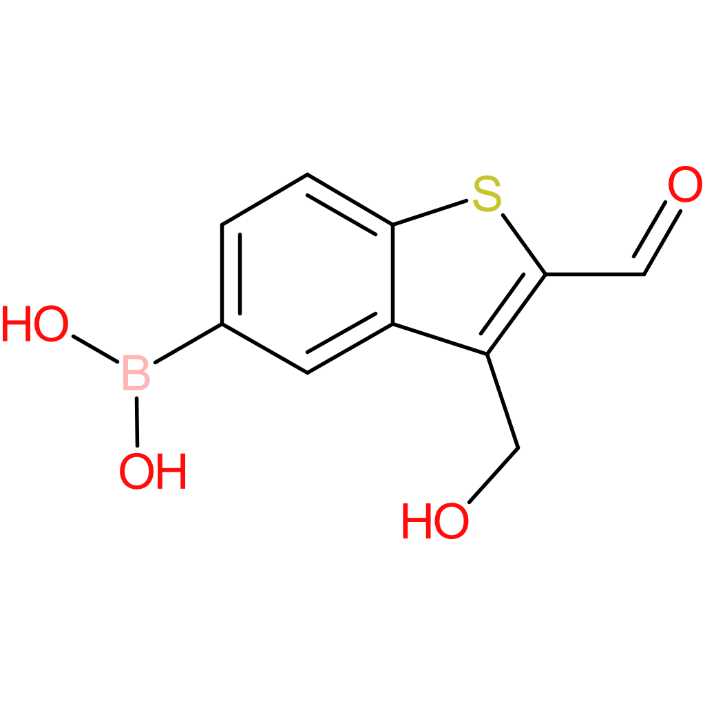 2-formyl-3-(hydroxymethyl)benzothiophene-5-boronic acid