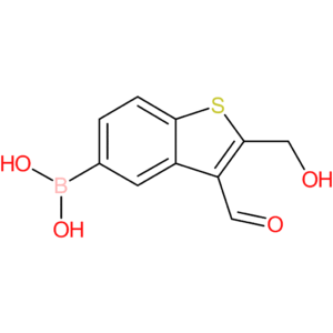 3-formyl-2-(hydroxymethyl)benzothiophene-5-boronic acid