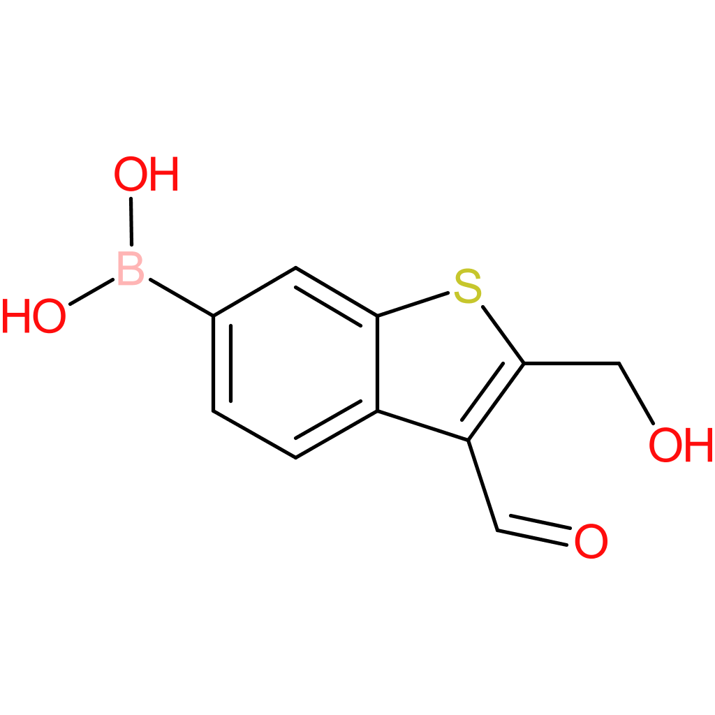 3-formyl-2-(hydroxymethyl)benzothiophene-6-boronic acid