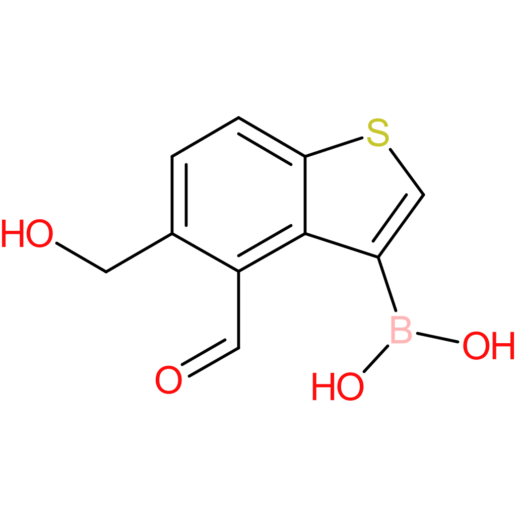 4-formyl-5-(hydroxymethyl)benzothiophene-3-boronic acid