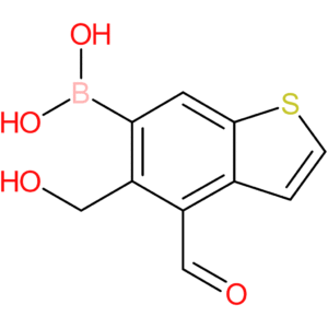 4-formyl-5-(hydroxymethyl)benzothiophene-6-boronic acid