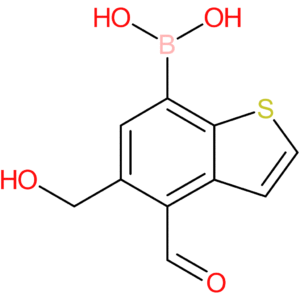 4-formyl-5-(hydroxymethyl)benzothiophene-7-boronic acid