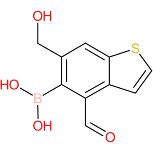 4-formyl-6-(hydroxymethyl)benzothiophene-5-boronic acid