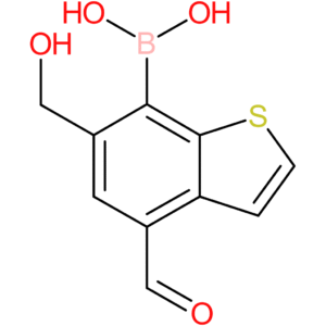 4-formyl-6-(hydroxymethyl)benzothiophene-7-boronic acid