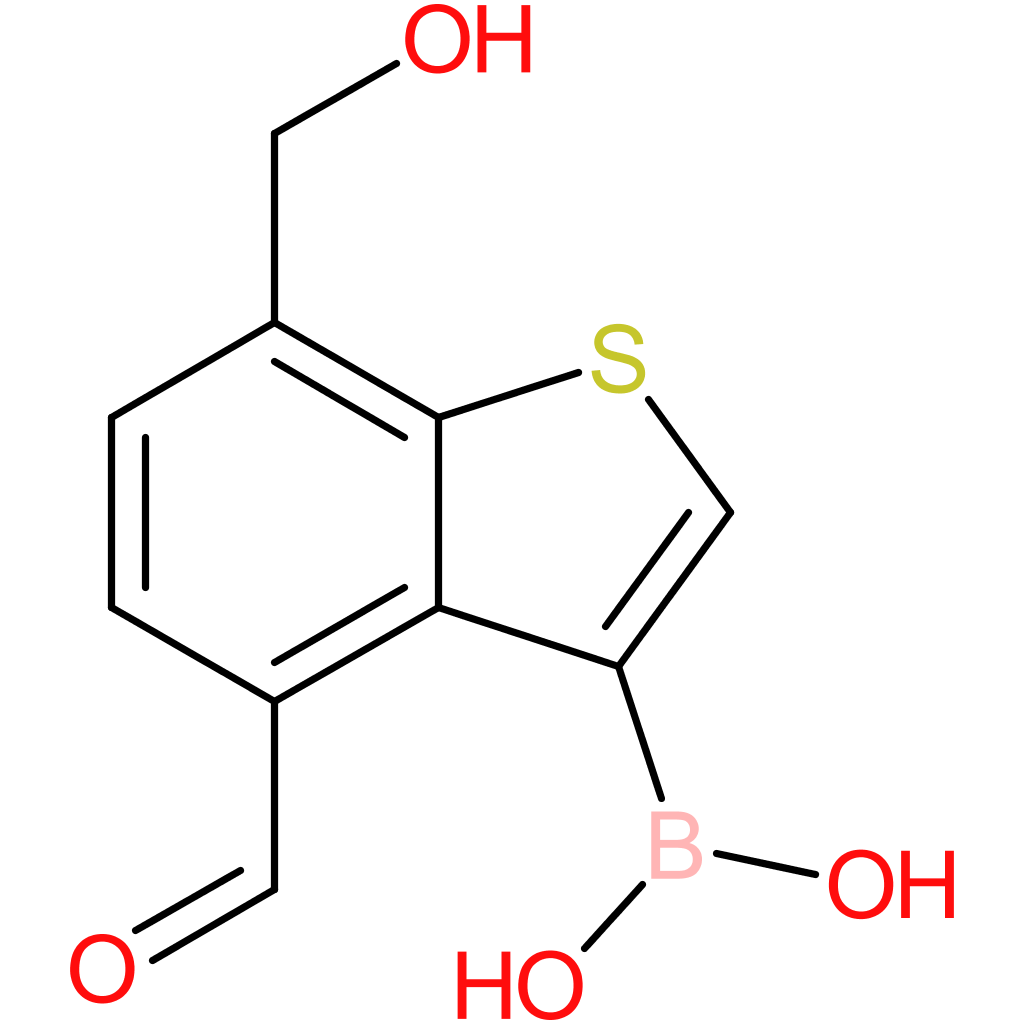 4-formyl-7-(hydroxymethyl)benzothiophene-3-boronic acid