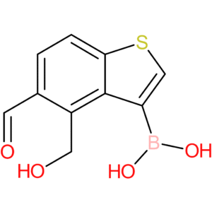 5-formyl-4-(hydroxymethyl)benzothiophene-3-boronic acid